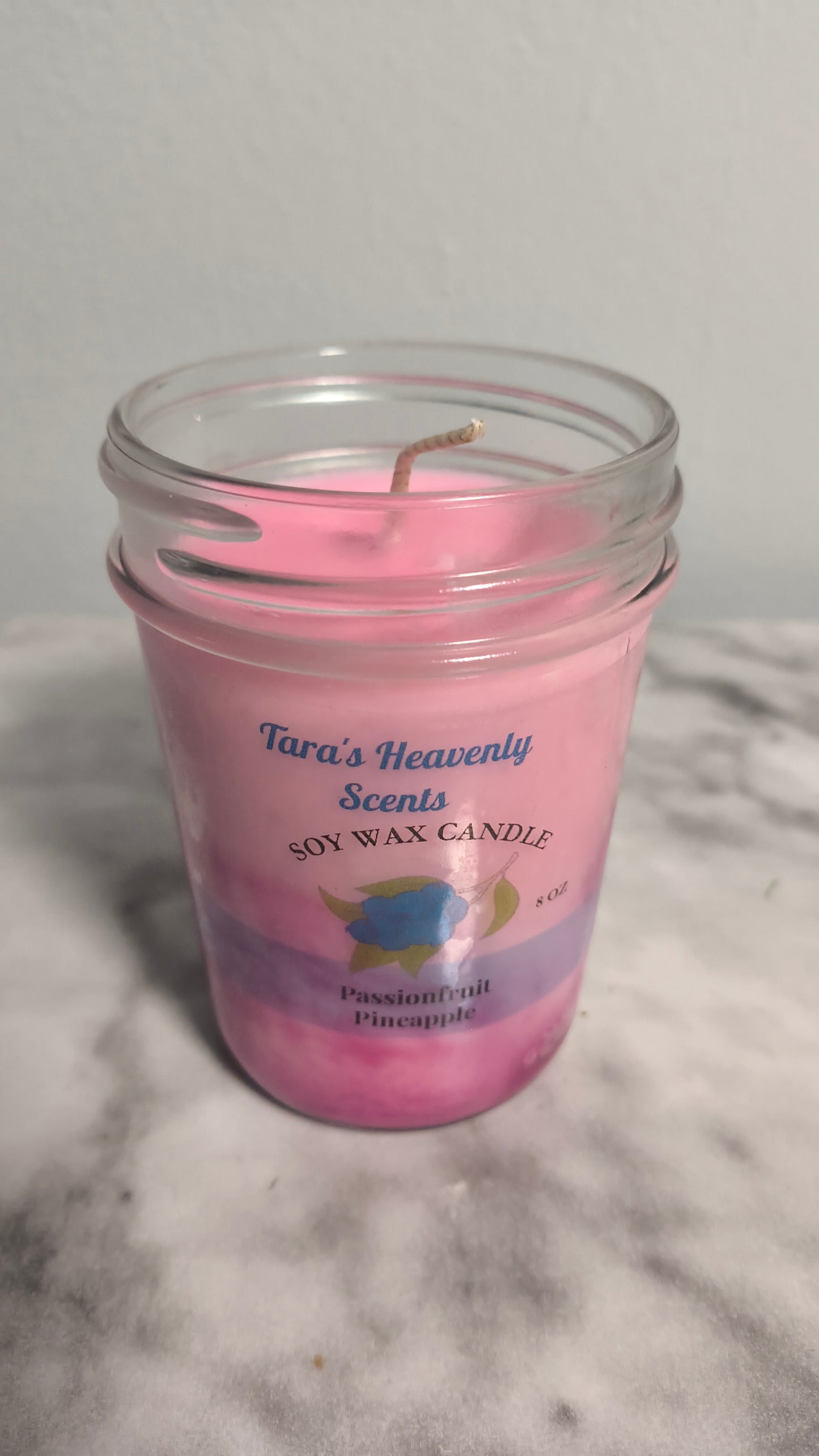 Passion fruit pineapple soy candle
