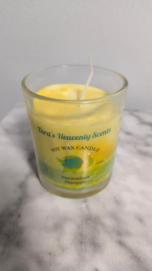 Passion fruit Pineapple Soy Wax Candle