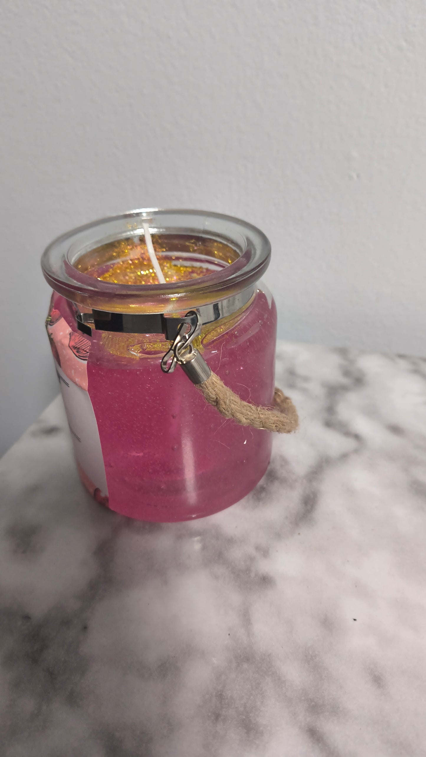 Powder Scented Gel Candle