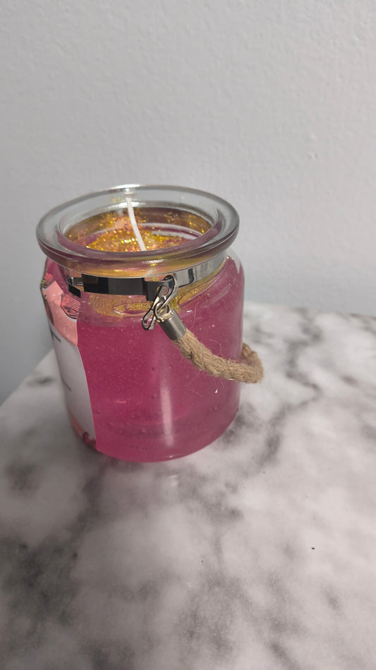 Powder Scented Gel Candle