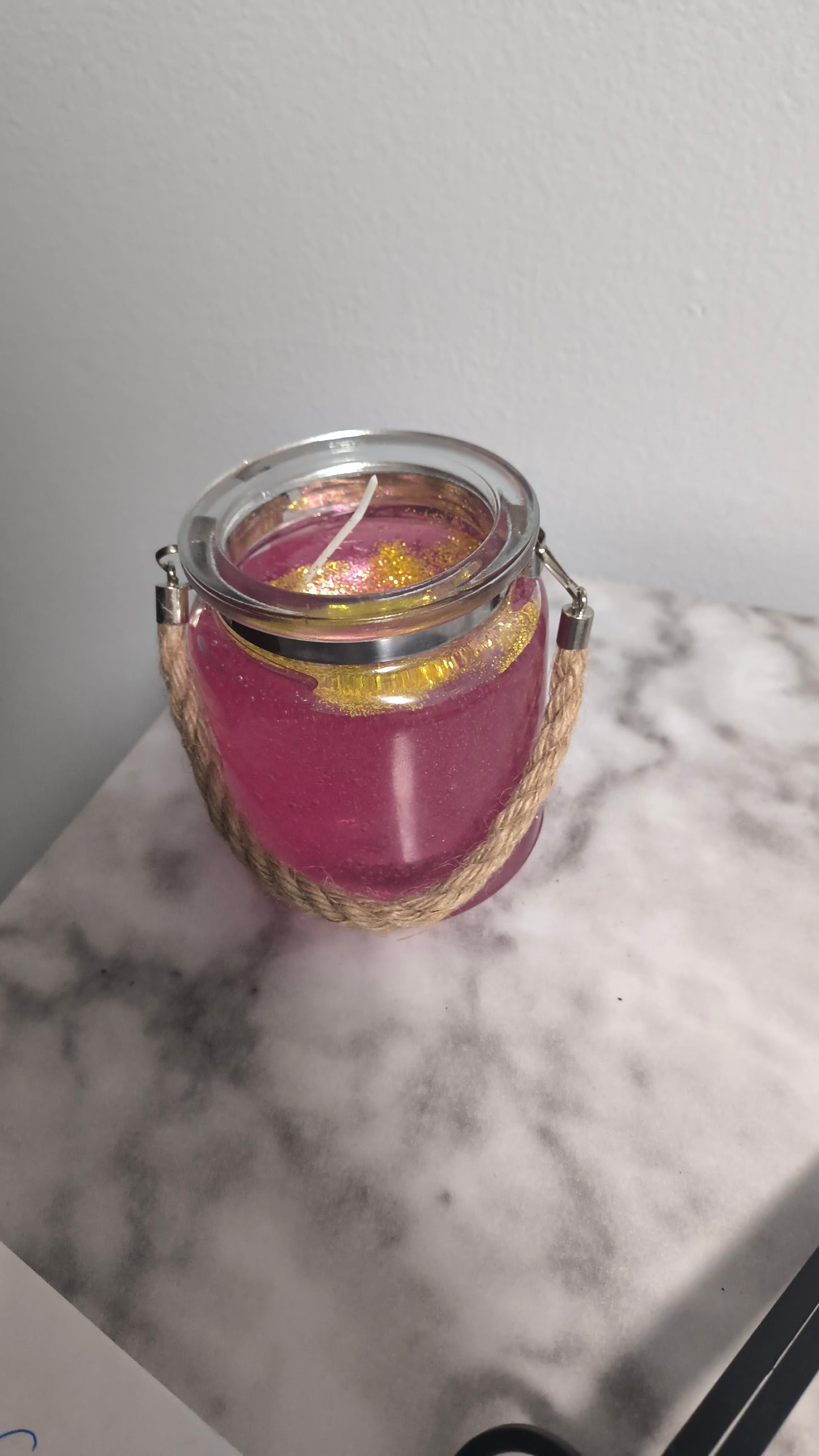Powder Scented Gel Candle